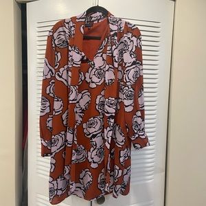 Floral dress. Who what wear.